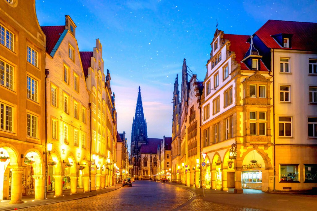 Historische Altstadt von Münster – stilvoller High-Class Escort Service in Münster